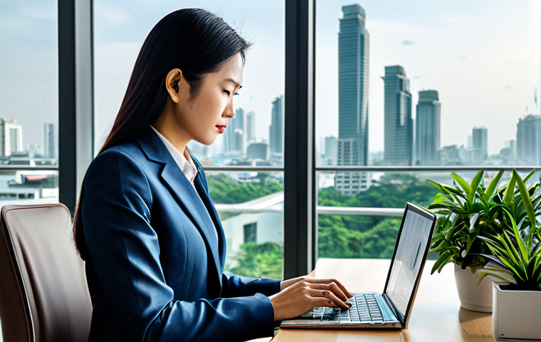 AI를 활용한 영상 진단의 사례 분석 - Modern Bangkok Office Scene**

"A professional Thai businesswoman in a tailored business suit, worki...